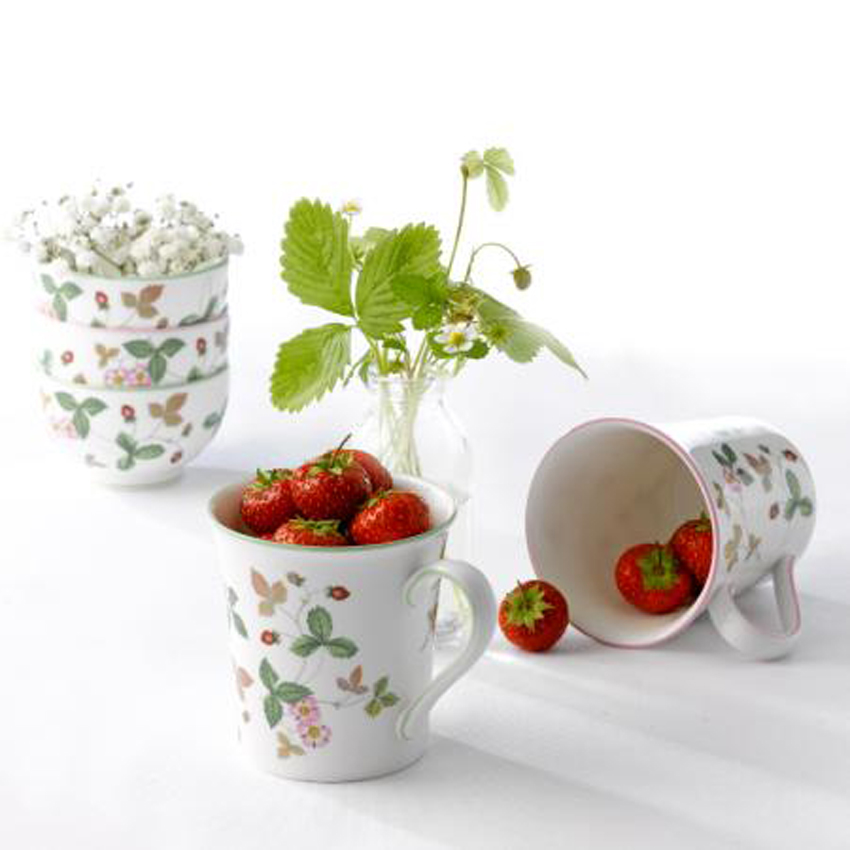 ワイルド ストロベリー カジュアル マグペア 紅茶付きセット