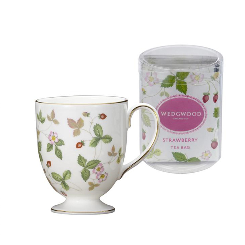 ワイルド ストロベリー マグ（リー） 紅茶付きセット(テーブルウェア)
