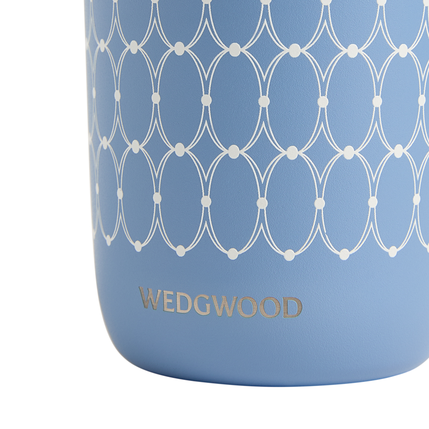 ルネッサンス ブルー 蓋付ドリンクタンブラー（ステンレス）|WEDGWOOD
