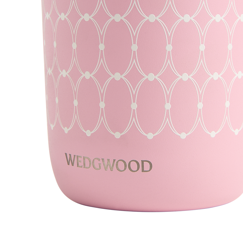 ルネッサンス ピンク 蓋付ドリンクタンブラー（ステンレス）|WEDGWOOD