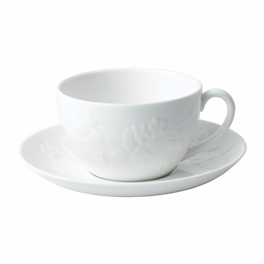 WEDGWOOD ワイルドストロベリー (ピオニー) カップ\u0026ソーサー