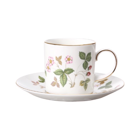 WEDGWOOD ワイルドストロベリー (ピオニー) カップ\u0026ソーサー