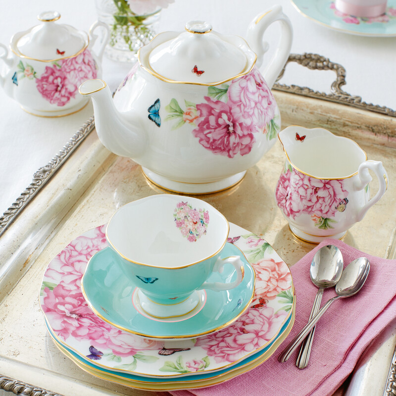 ミランダ カー フレンドシップ 3ピースセット ティーポット シュガーボックス クリーマー Wedgwood Royal Albert Waterford公式オンラインショップ