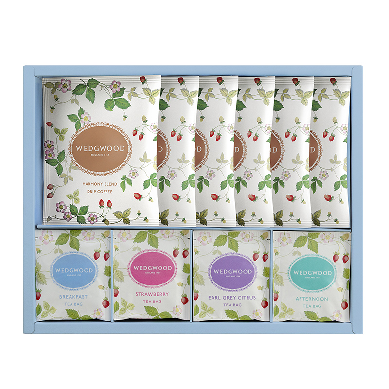 ワイルド ストロベリー ティーバッグ＆ドリップコーヒー　アソートセット (TDWN30)(Wedgwood)
