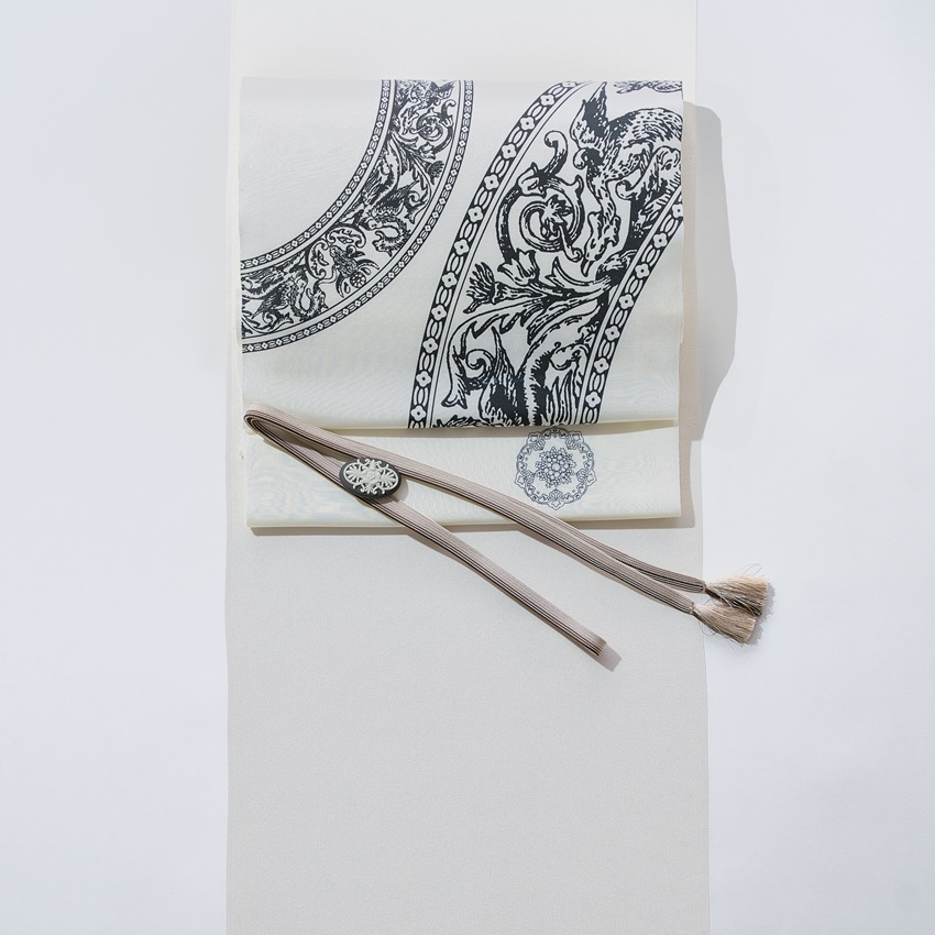 帯留め アラベスク ブラック