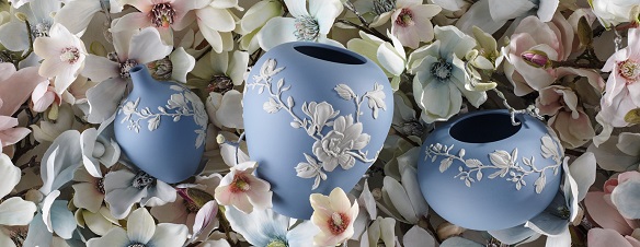 【写真立て】ウェッジウッド（Wedgwood） ジャスパー マグノリアブロッサム