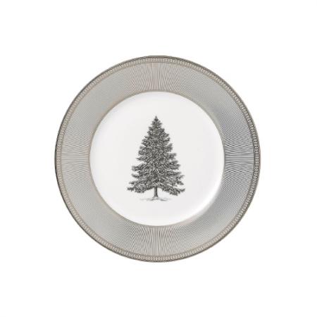 ウィンターホワイト プレート 20cm ツリー