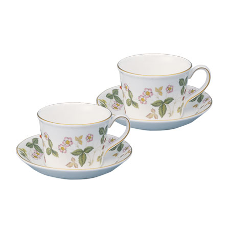 WEDGWOOD（ウェッジウッド） ワイルド ティーカップ＆ソーサー×2