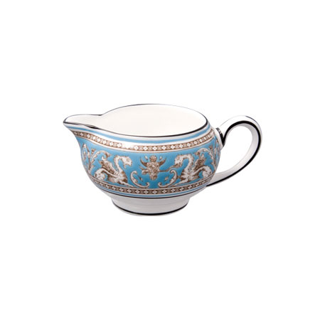 Wedgwood Turquoise Florentine クリーマー